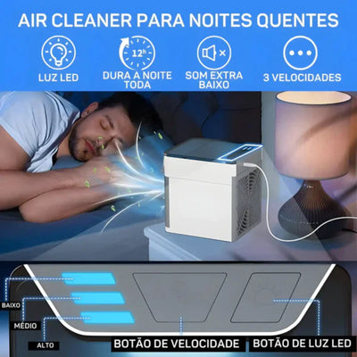 Mini Ar Condicionado Portátil USB