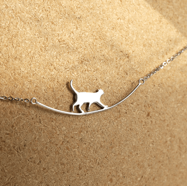 Colar Vida de Gato - Prata S925 Esterlina