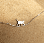 Colar Vida de Gato - Prata S925 Esterlina
