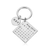 Chaveiro Calendário Customizado - Guarde uma Data Especial para Sempre