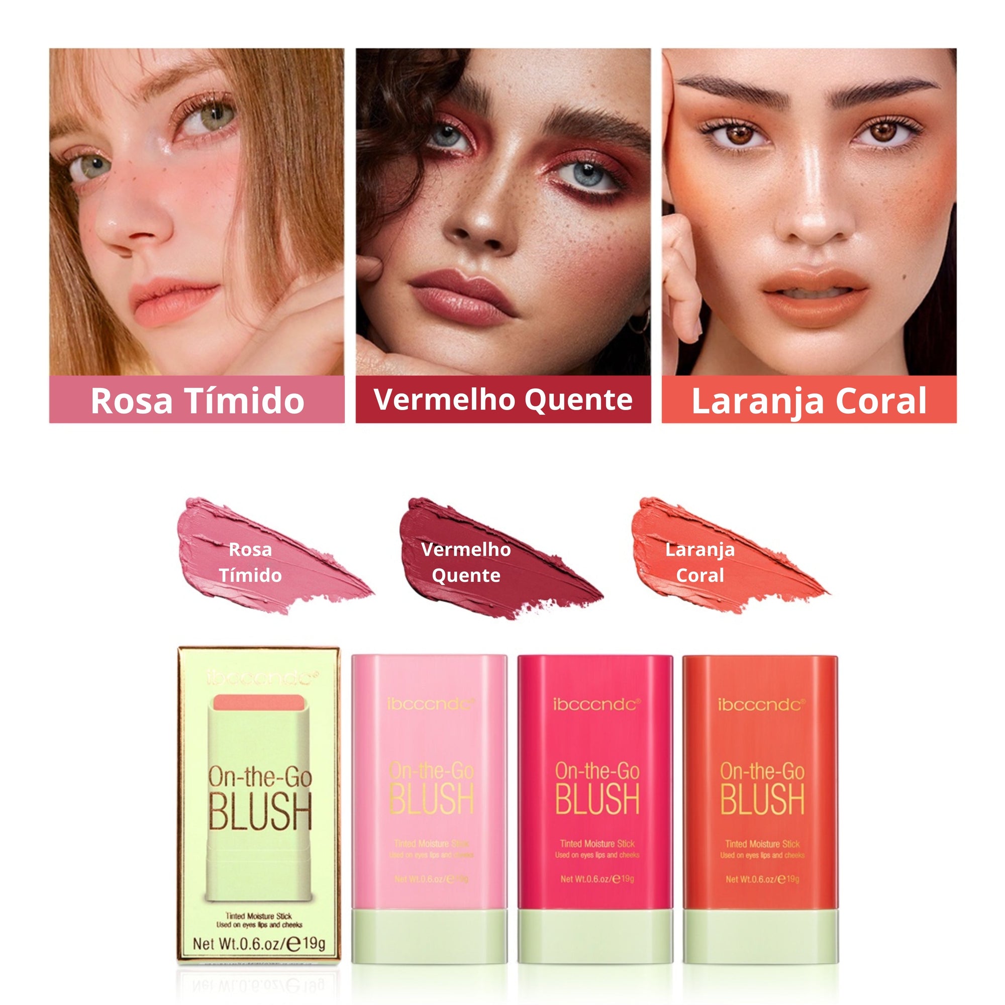 [PAGUE 2 LEVE 3] Blush On The Go® - 3 em 1