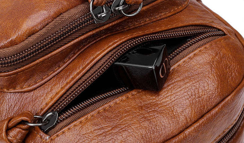 Bolsa de Luxo em Couro Vintage