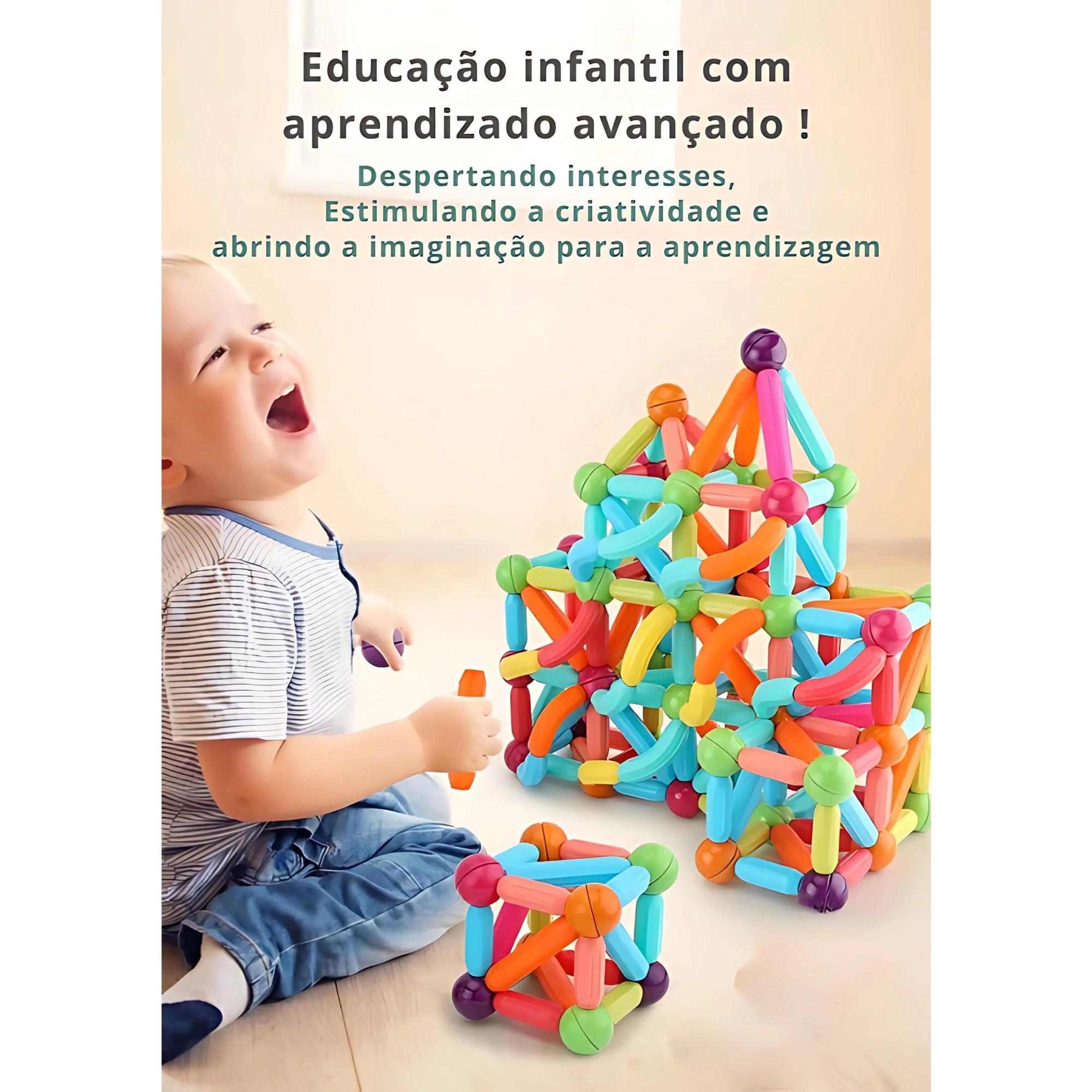 Brinquedo Magnético Criativo - Magnetic Kids