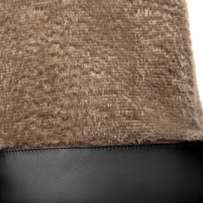 Bota Longboot Cano Longo Em Couro Ecológico Versátil e Estilosa