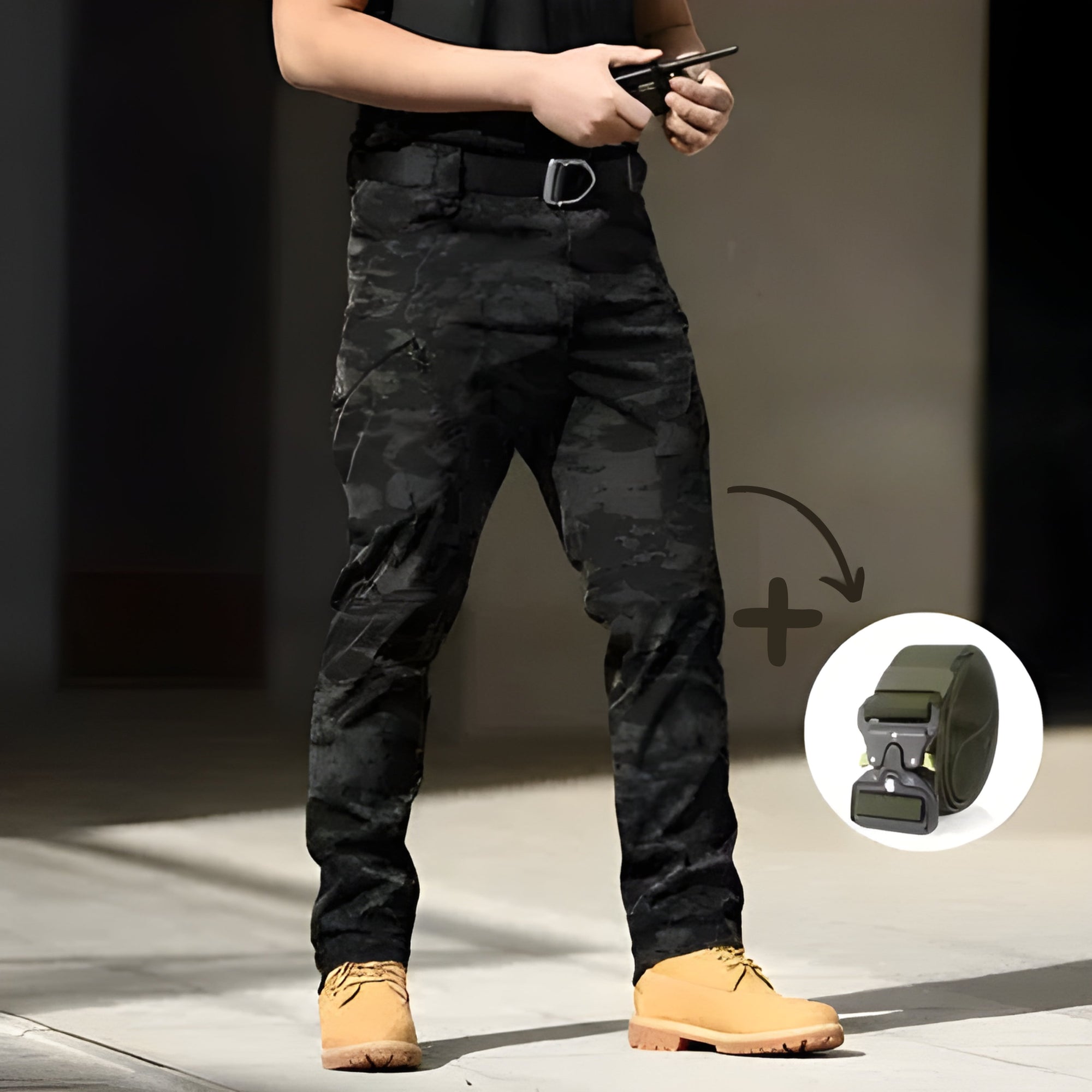 Calça Tática Militar Resistente e Impermeável + Cinto de Brinde