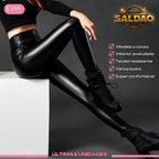 Calça de Couro Aveludada - HotLeg