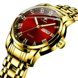 Dourado com Vermelho