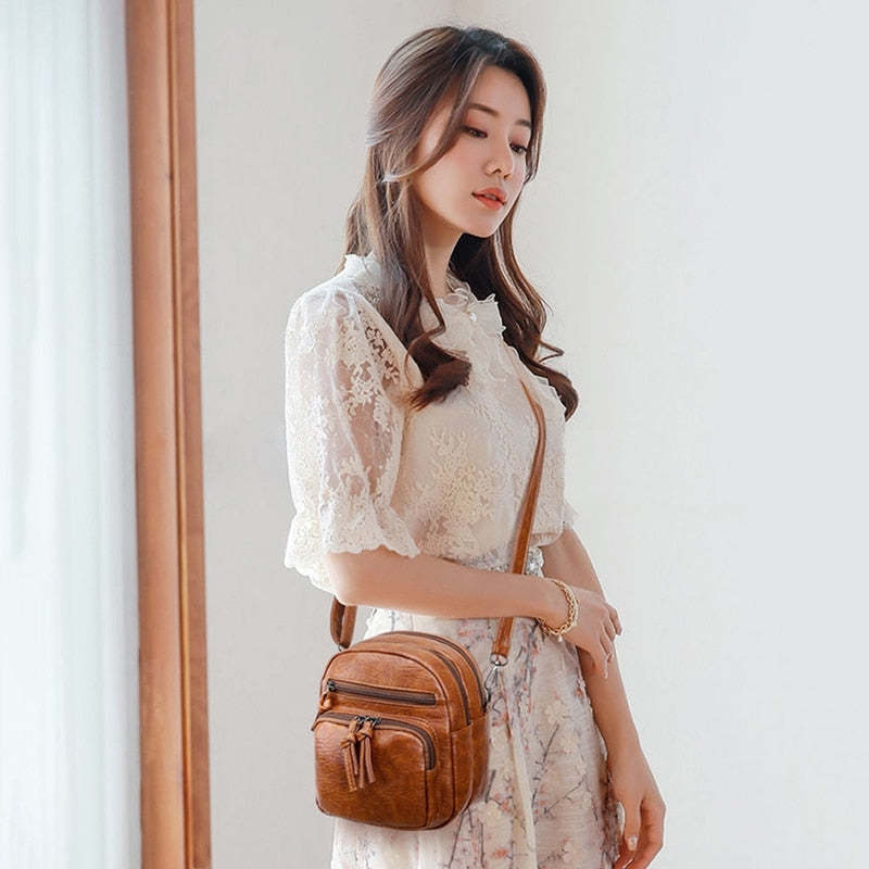 Bolsa de Luxo em Couro Vintage