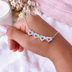 Colar Feminino 2 em 1 Coração e Trevo de 4 Folhas