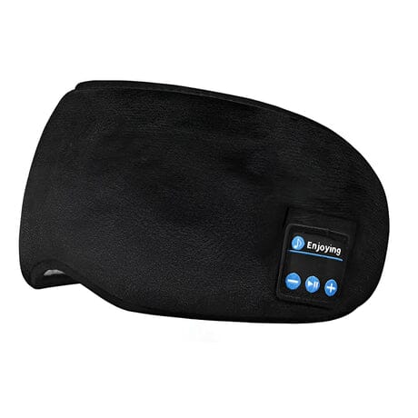 Máscara para Dormir | EyeSound - Tapa-olhos Bluetooth Neomundo Preto 