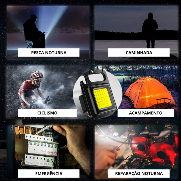 Mini chaveiro Lanterna Portátil | Light Pro